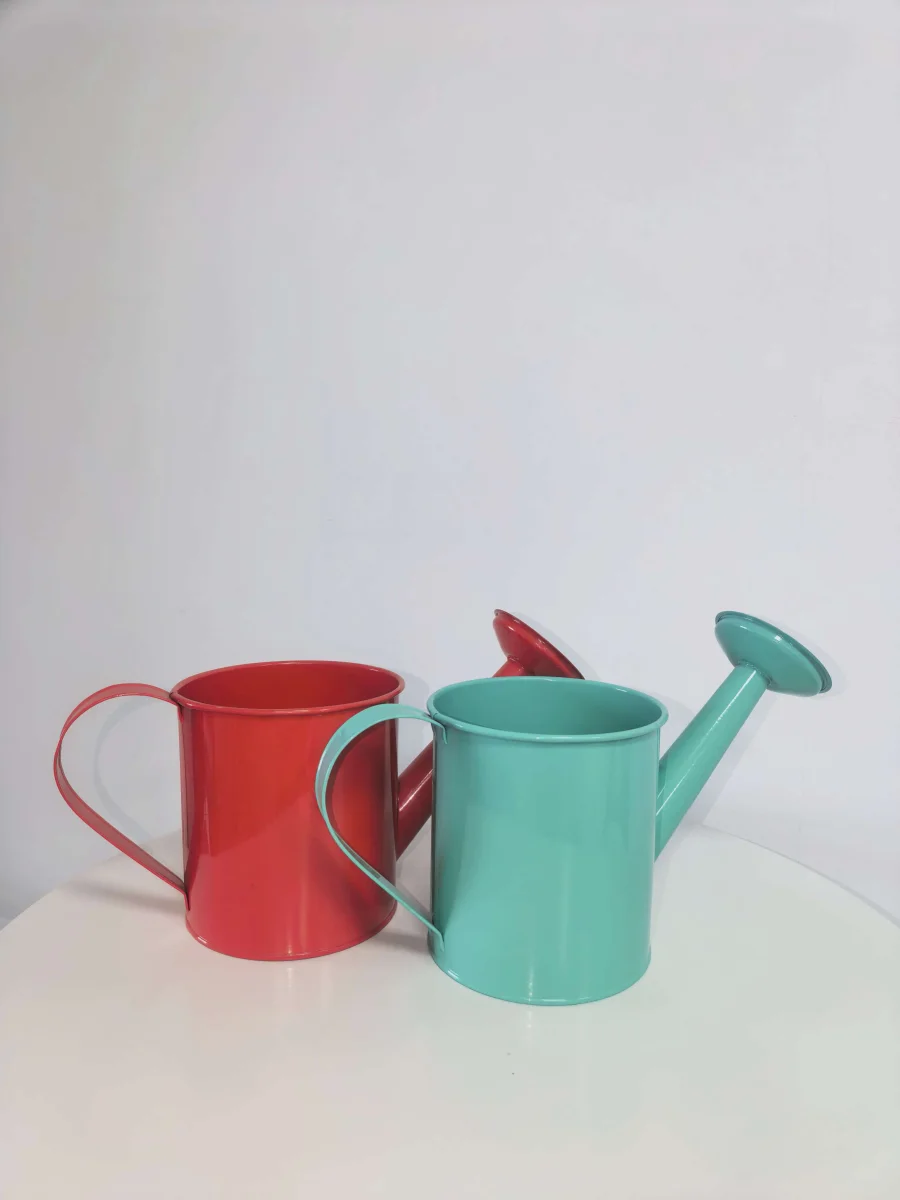 Colorful Metal Watering Can, Iron Garden Watering Pot for Plant Watering