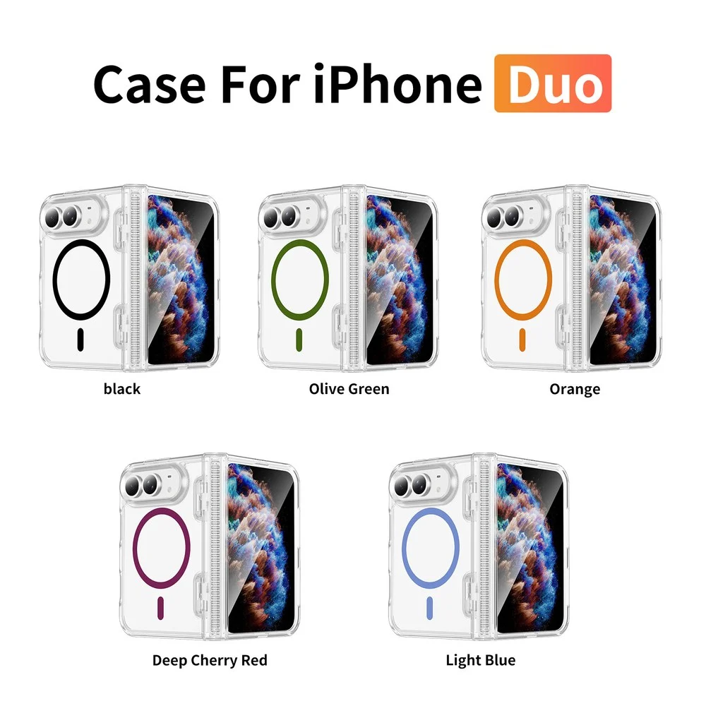 Crystal Clear Magnetic Case for iPhone Duo