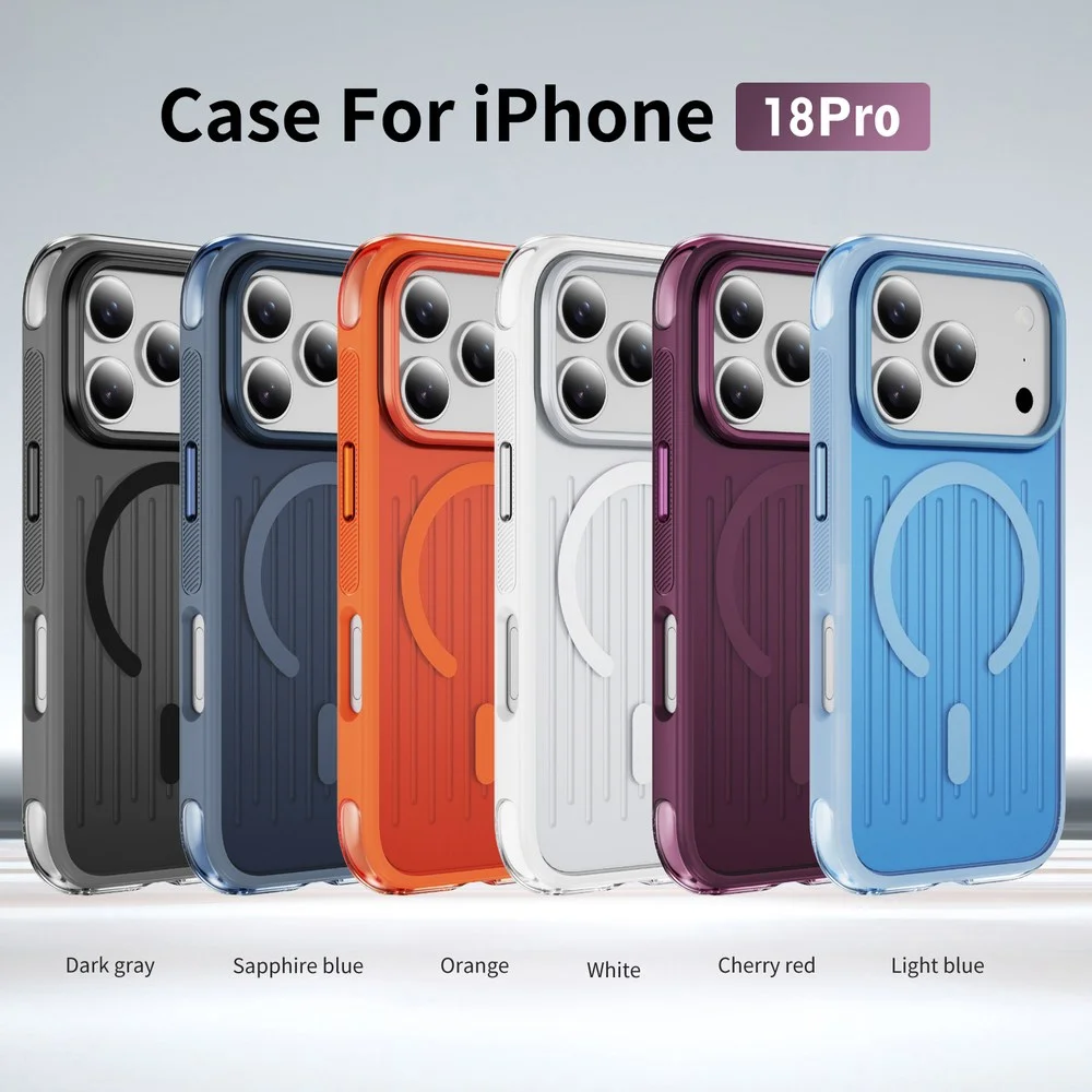 Solid Air-Cushion Suitcase Case for iPhone 18 Pro