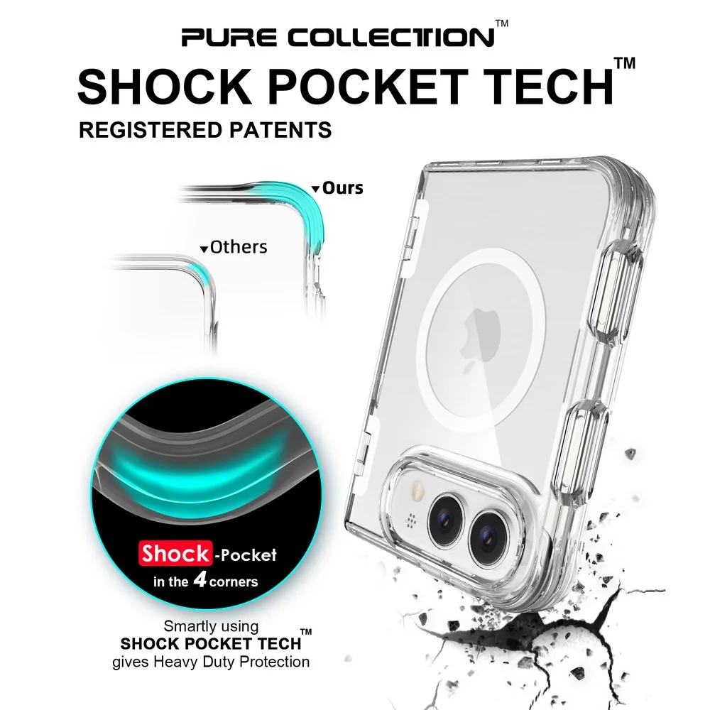 Diamond Magnetic Case for iPhone Duo (Hinge)