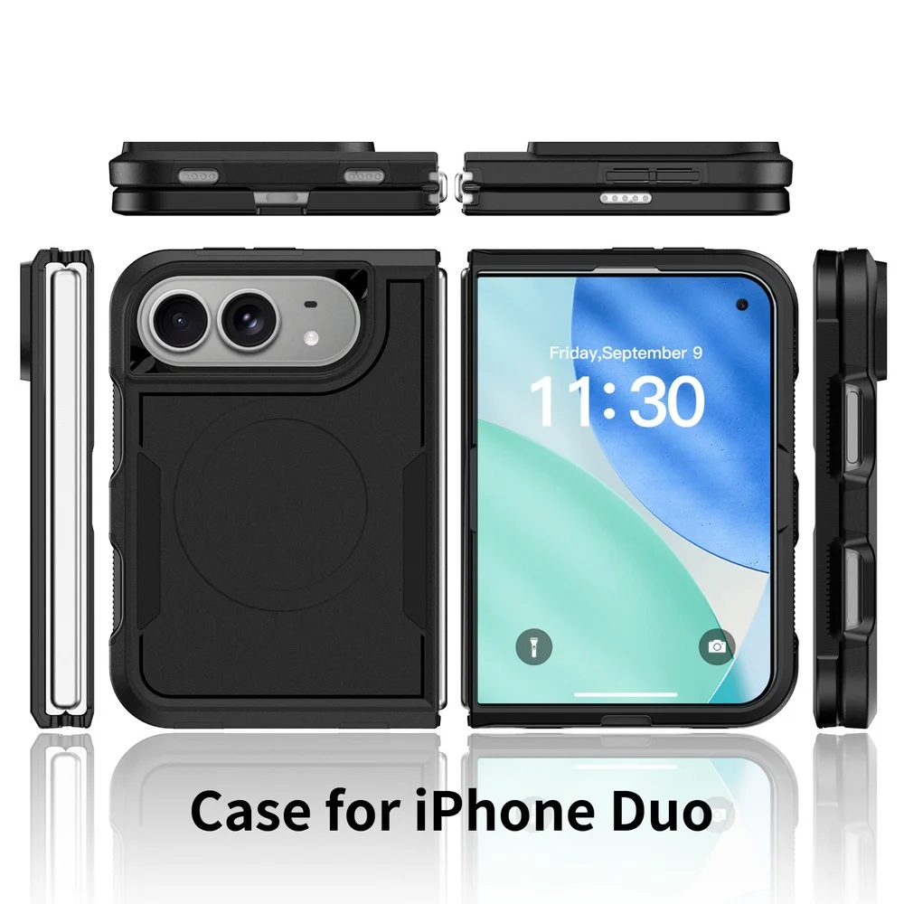 All-in-One Magnetic Folding Case for iPhone Duo