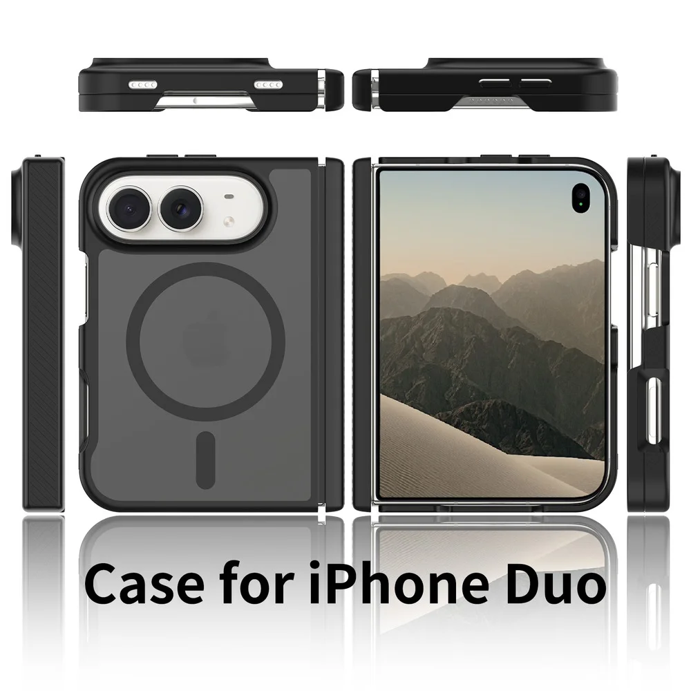 Silver-Shield Soft-Matte Magnetic Storage Case for iPhone Duo