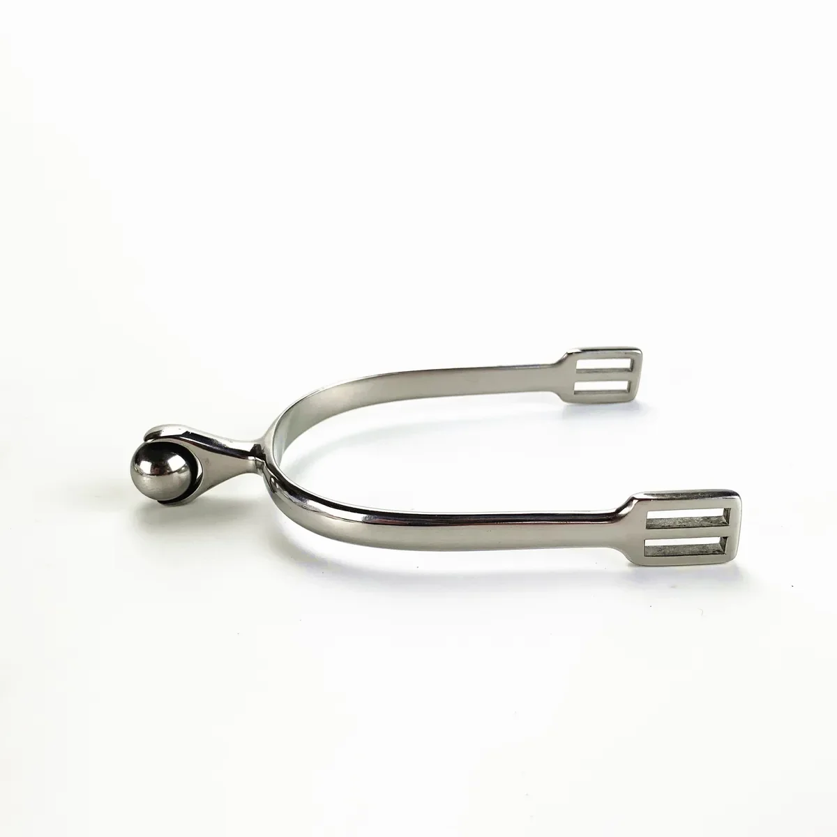 Stainless Steel Roller Ball Horse Spurs — Model 308701M