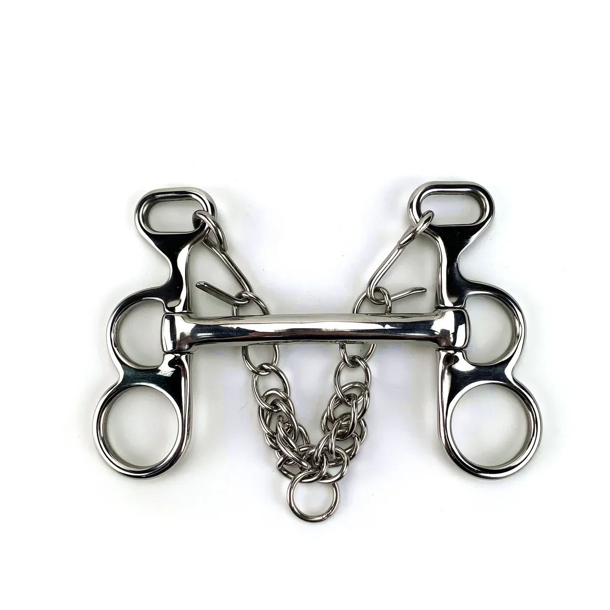 Stainless Steel Loose-Cheek Gag Horse Bit — Model 263100