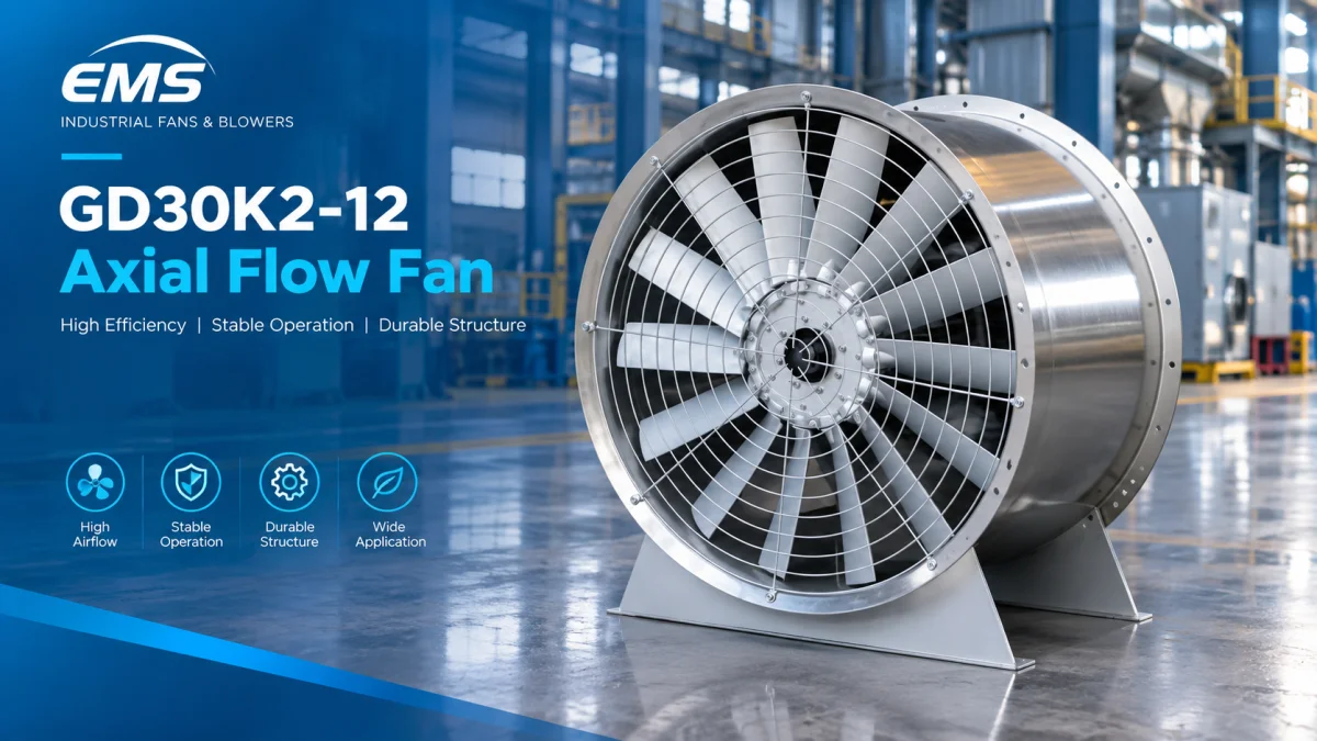 GD30K2-12 Ducted Axial Flow Fan