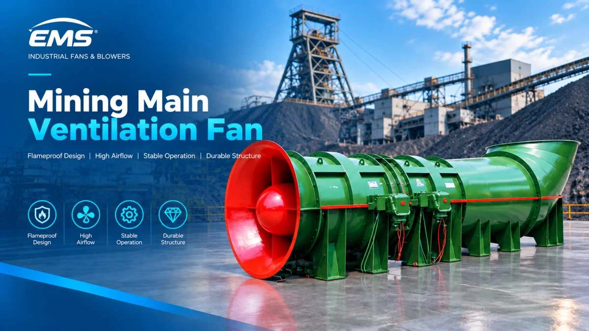 Mining Main Ventilation Fan