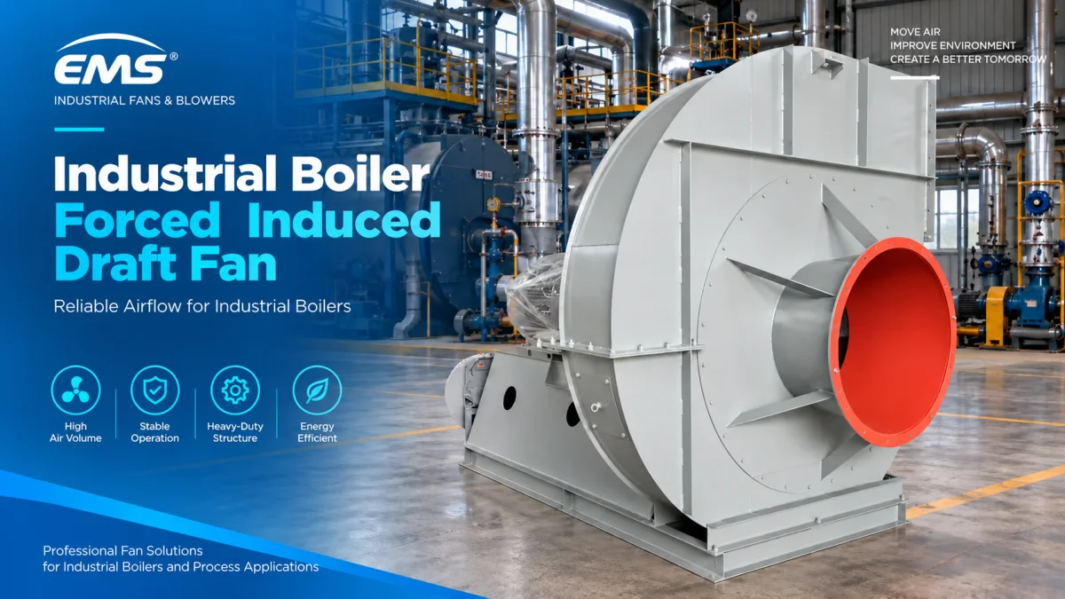 Industrial Boiler Forced  Induced Draft Fan