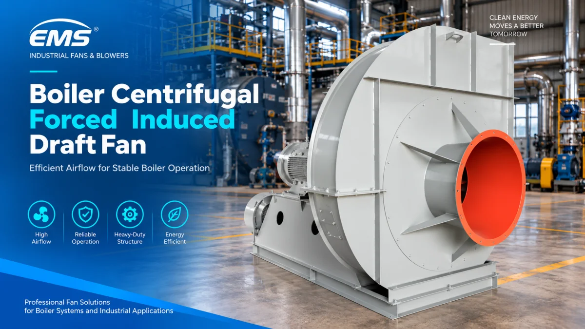 Boiler Centrifugal Forced  Induced Draft Fan
