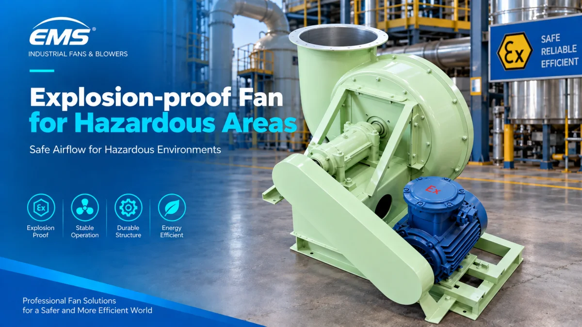 Explosion-Proof Fan for Hazardous Areas