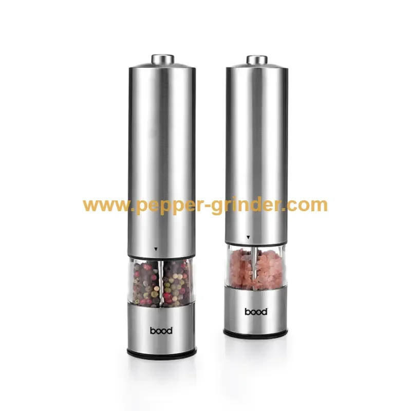 Classy Design Electric Pepper Mill With Stainless Steel Body