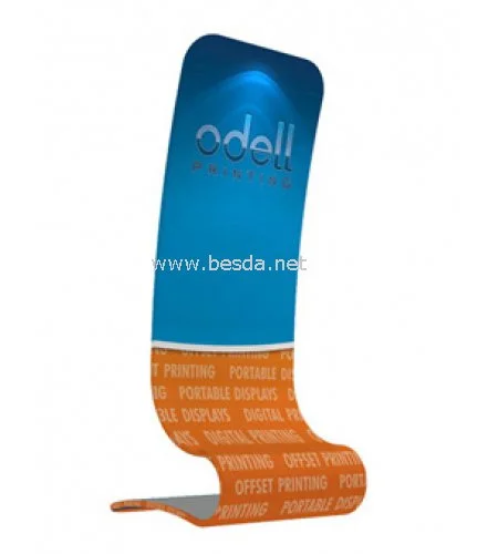 Tension Fabric Display - S Shape / SEG Backdrop, Custom Printed