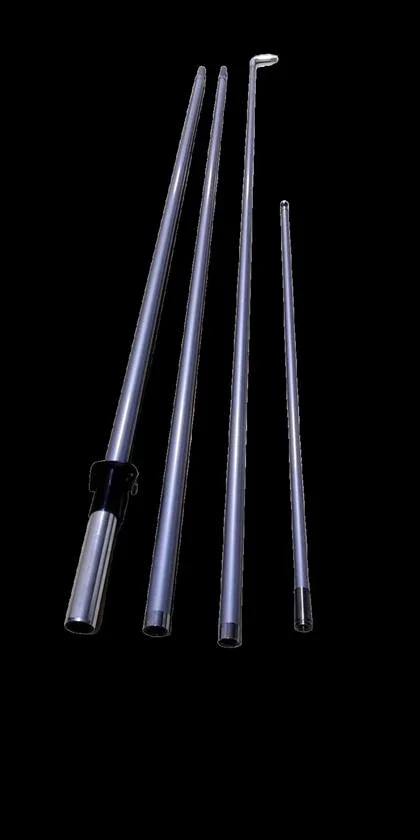 Aluminium Feather Flag Pole Kit with Base Options
