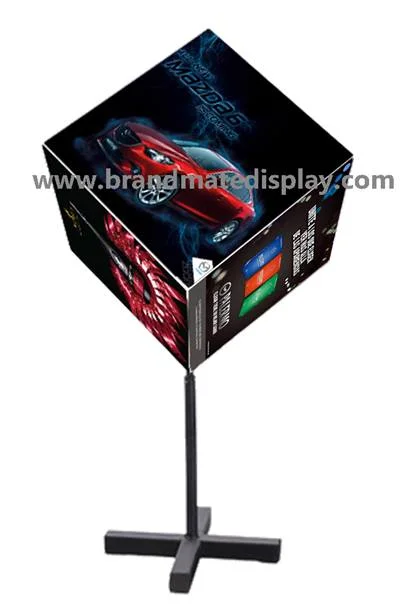 SEG Cube Display - Tension Fabric Light Box Cube for Exhibitions