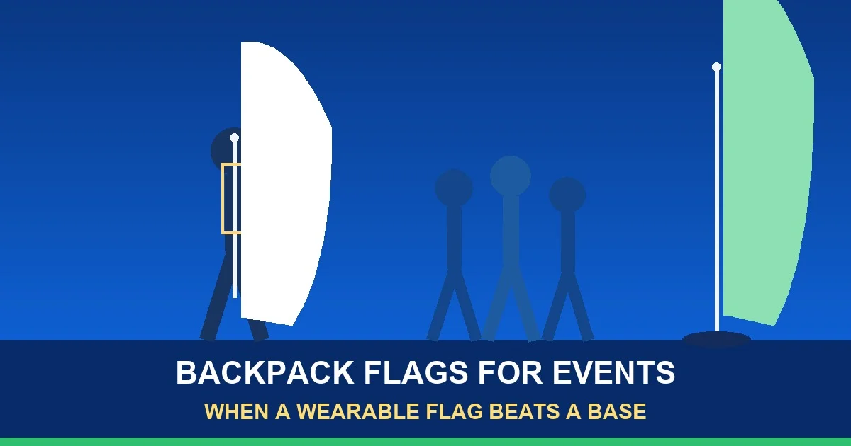 Backpack Flag - Wearable Walking Billboard Banner