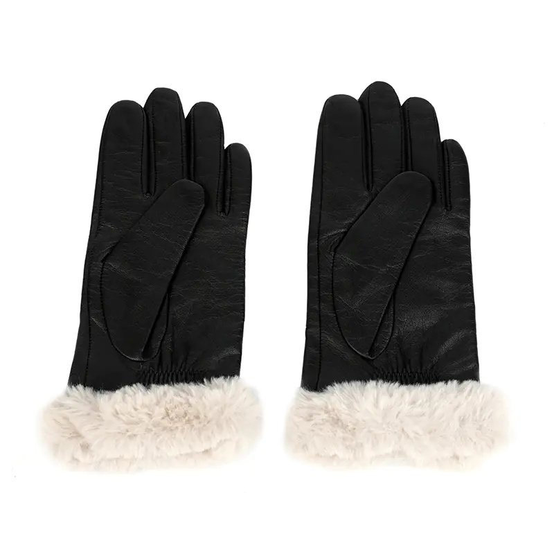 Sustainable Material Women Leather Gloves DHL-49 image 3