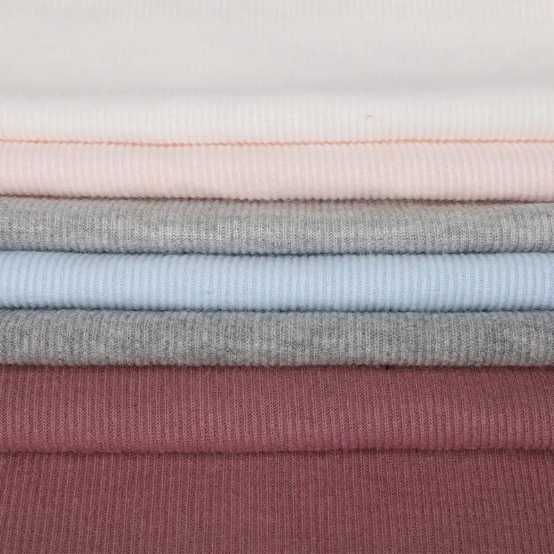 Cvc Rib Organic Cotton Fabric image 4