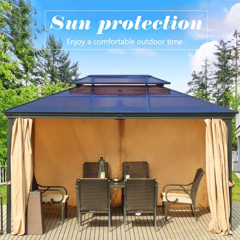 Good Stability Aluminum Outdoor Gazebo image 2