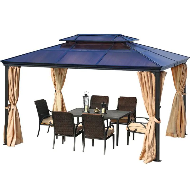 Good Stability Aluminum Outdoor Gazebo image 4
