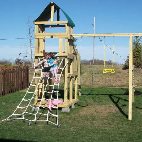 Outdoor Cargo Climbing Nets | Poly Dacron (White) image 5