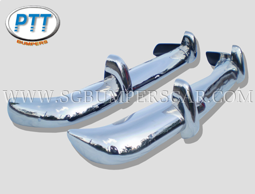 Volvo Amazon 122 EU Style & Kombi Stainless Steel Bumpers image 2
