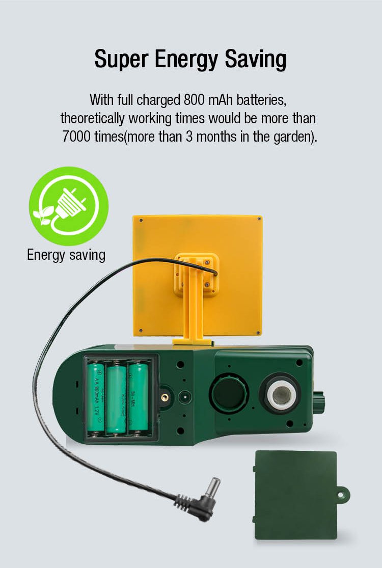 Multifunctional Sprinkler Pir Sensor Outdoor Deer Birds Dog Repeller AN-B060 image 20