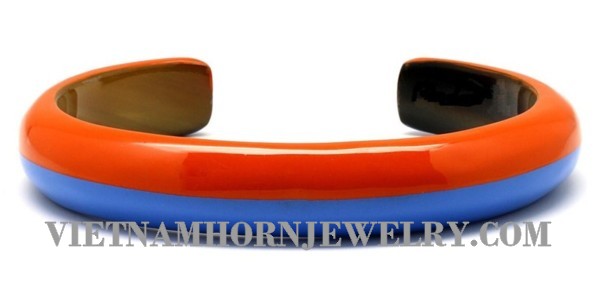 Horn & Lacquer Cuff Bracelet (H1.2cm) JN3572