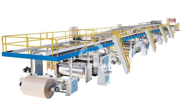 3 Ply Automatic Corrugated Cardboard Production Line image 1