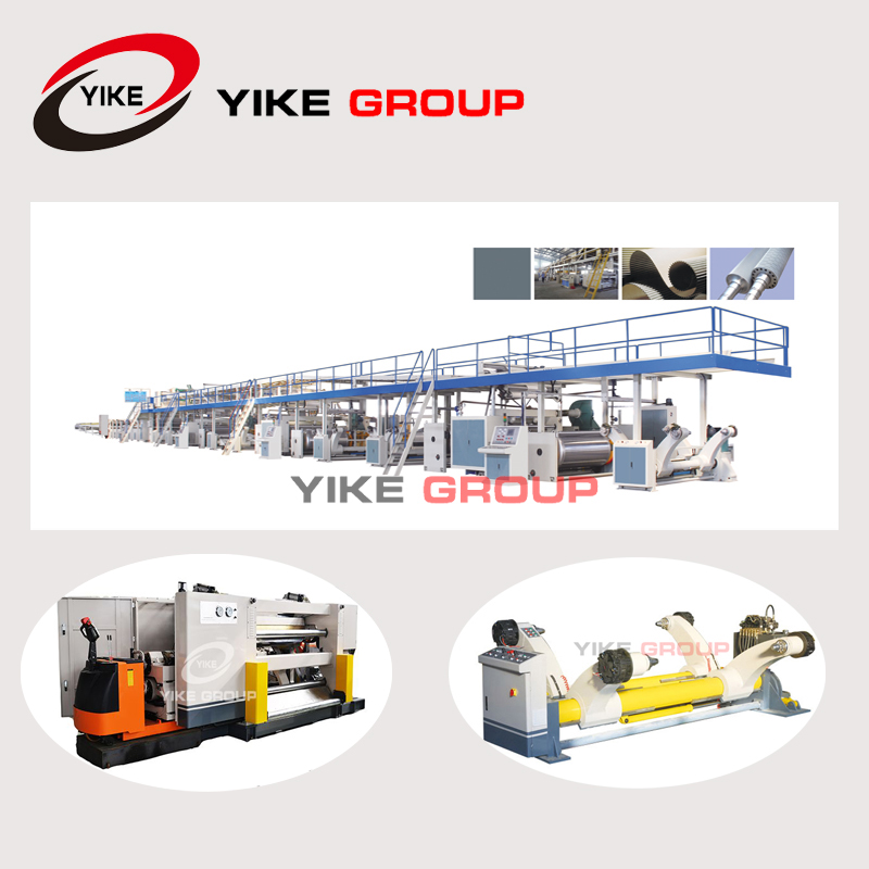 3 Ply Automatic Corrugated Cardboard Production Line image 3