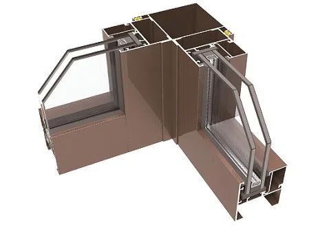 Aluminum Profile for Flat Door and Windows image 5