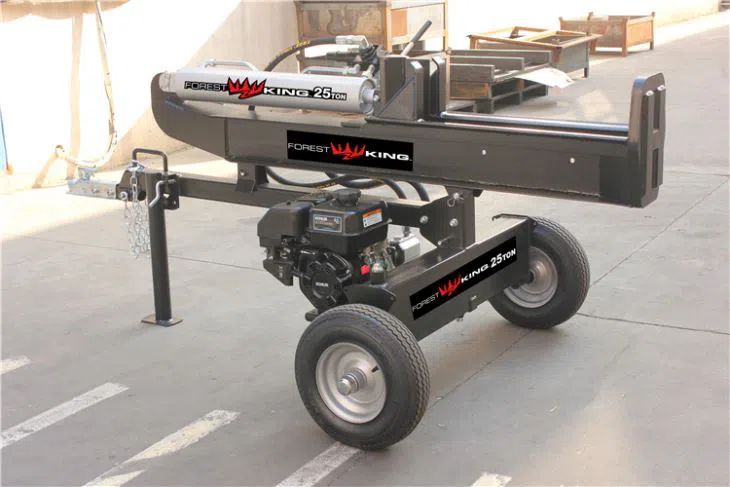 Gasoline Engine Wood Log Splitter image 1