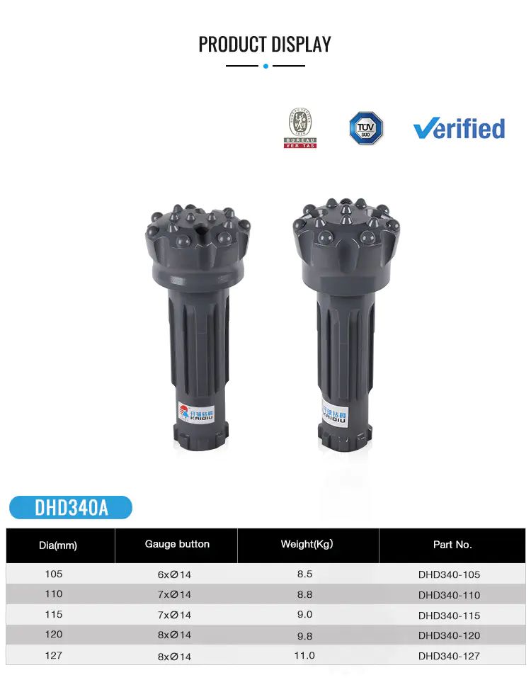 4″High Air Pressure DTH Bits image 3