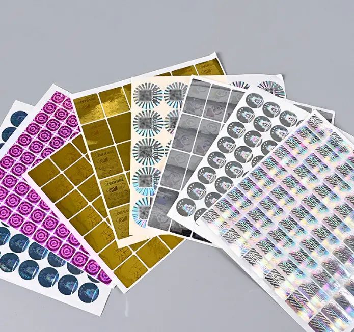 Adhensive Hologram Labels in Sheets image 1