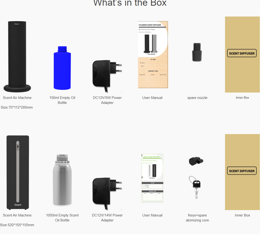Stand Alone Hotel Scent Machine CH121 CH124 image 2