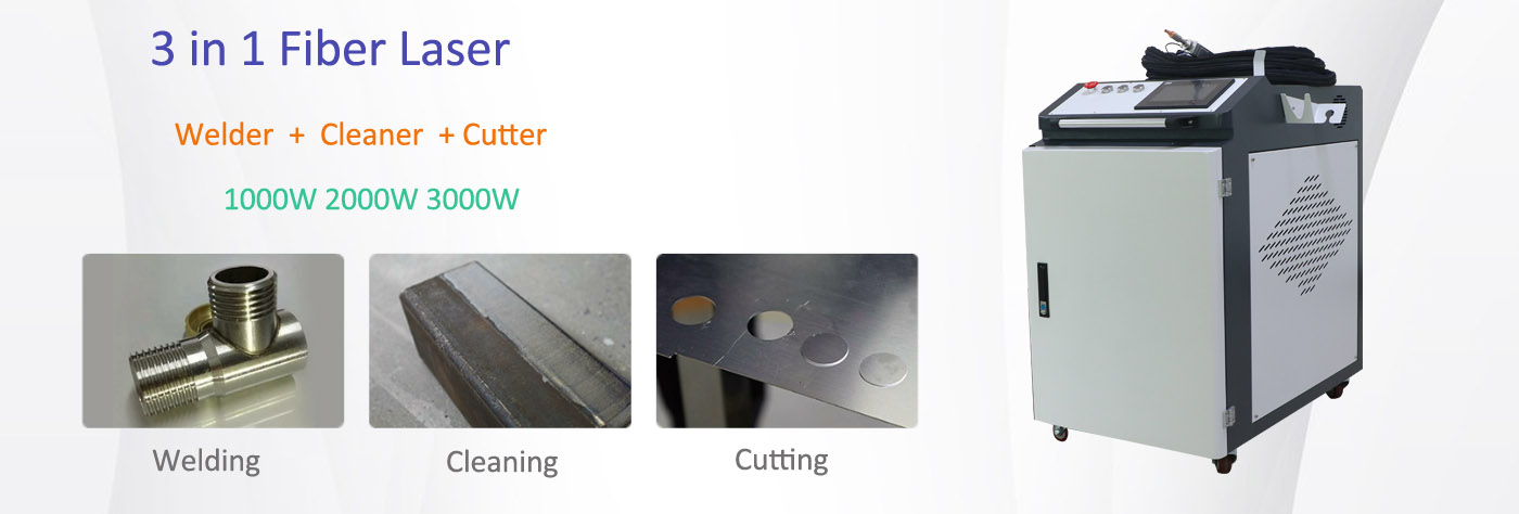 3 in 1 Handheld Fiber Laser Welding Cleaning Cutting Machine for Metal image 3