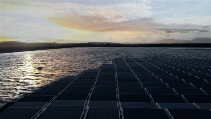 Full-Time Water-Mounted Solar Power System, Custom Project Design image 1