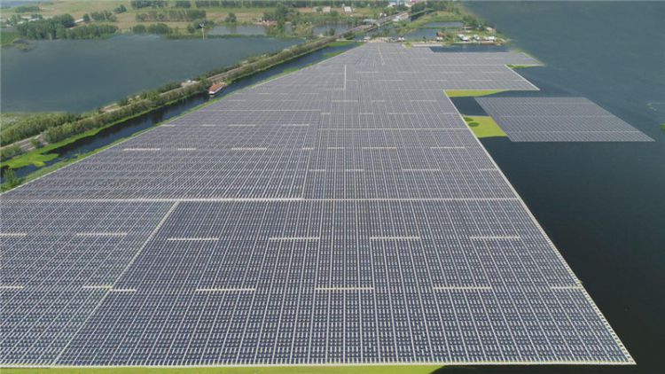 Full-Time Water-Mounted Solar Power System, Custom Project Design image 2