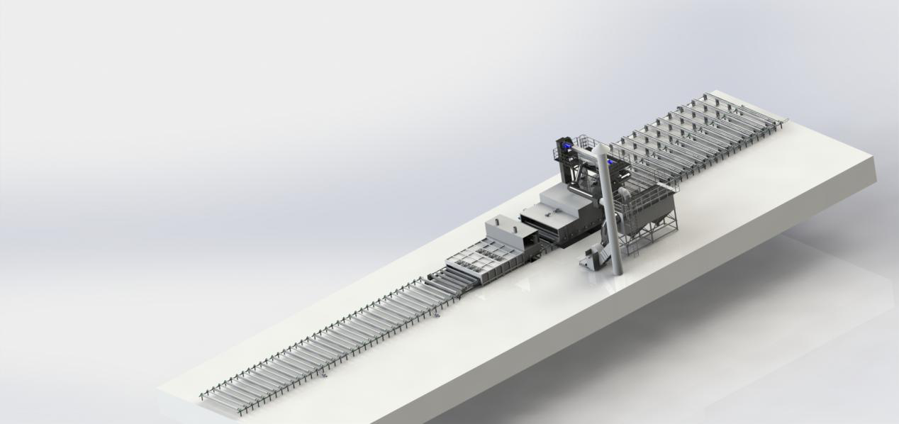 Roller Conveyor Blast Machines for Large Workpieces image 2