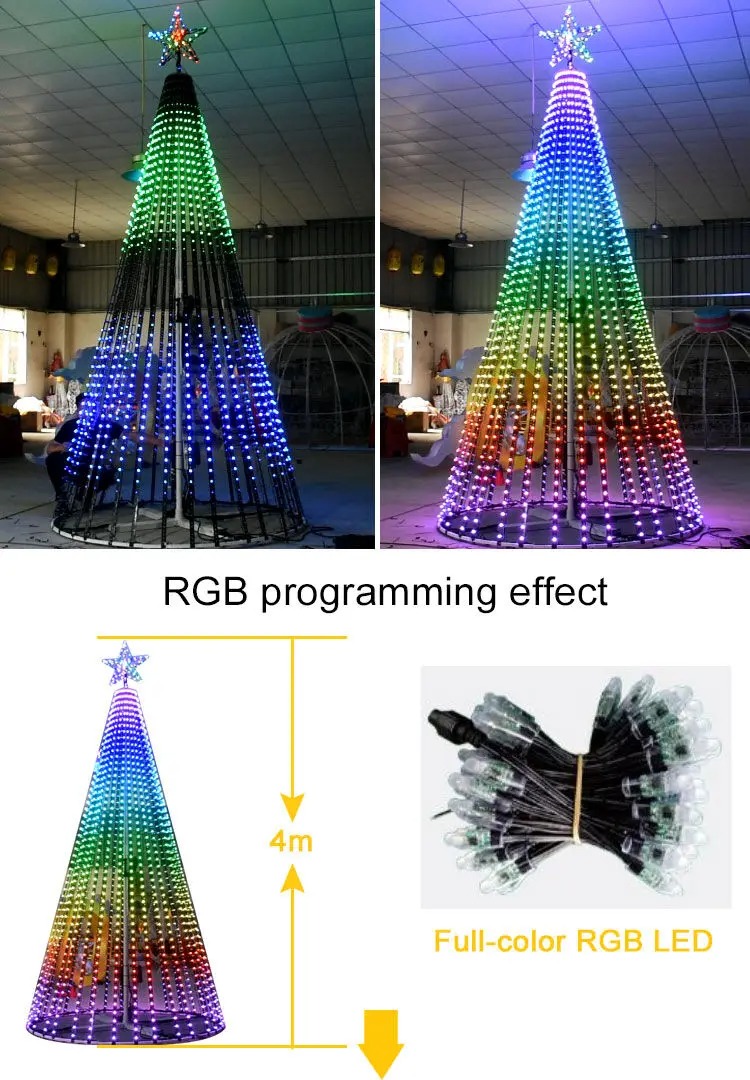 Customized Easy-installation RGB Programming Christmas Tree image 10
