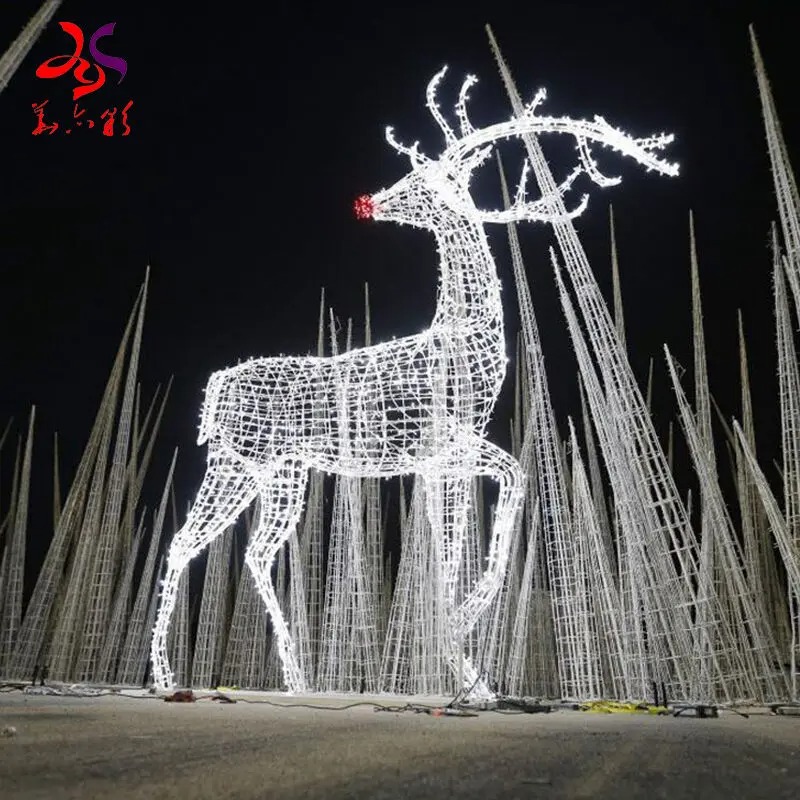 Waterproof High-quality LED Reindeer Lighting For Christmas image 5