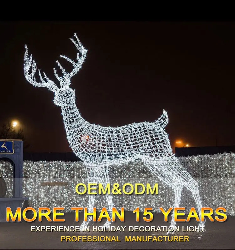 Waterproof High-quality LED Reindeer Lighting For Christmas image 7