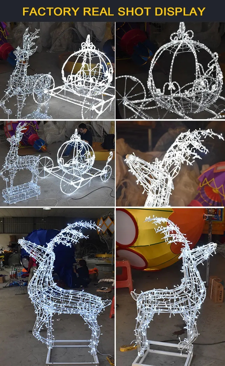 Waterproof High-quality LED Reindeer Lighting For Christmas image 12