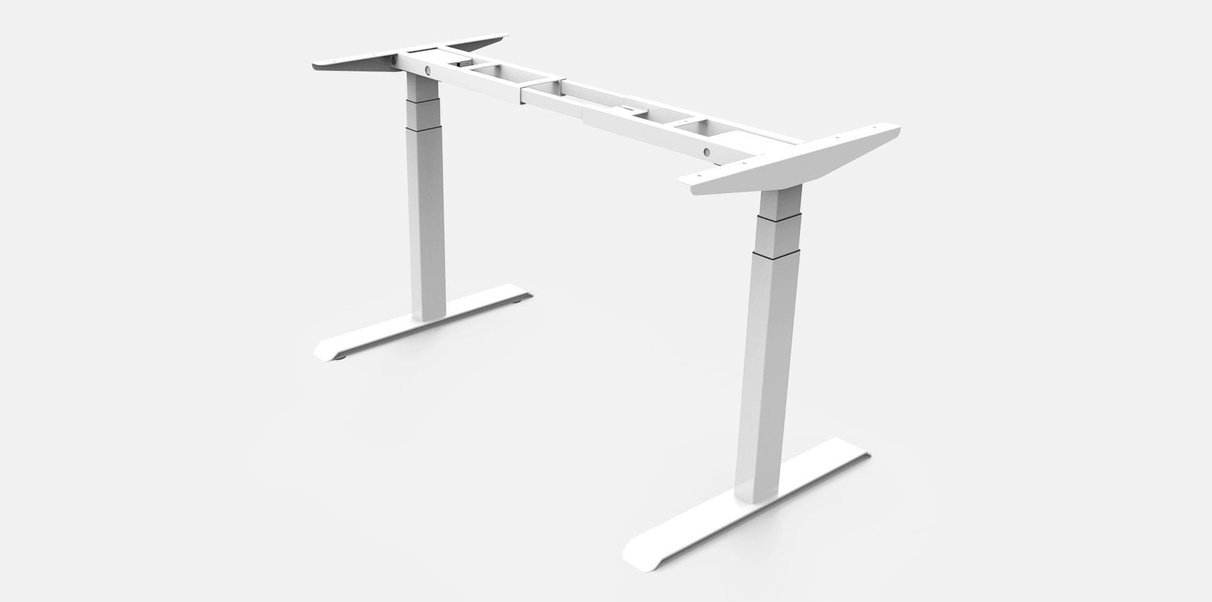 Office Dual Motor Three Segments Height Adjustable Desk image 4