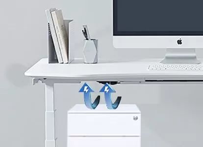 Office Dual Motor Three Segments Height Adjustable Desk image 8