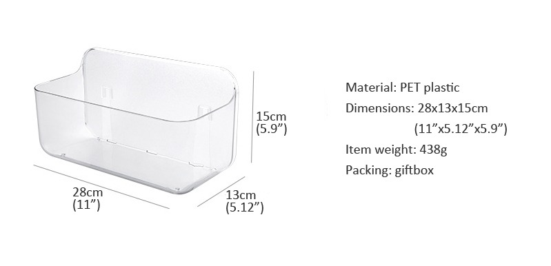 6010 Wall Mounted Bathroom Caddy image 5