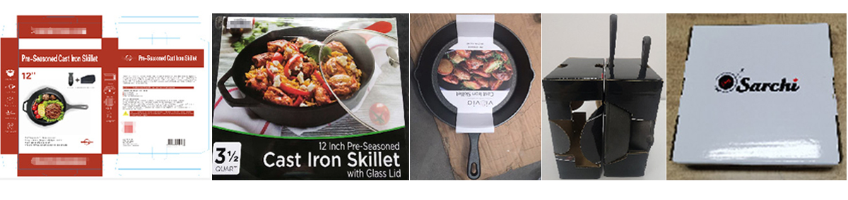 10 Inch Golden Polished Machined Smooth Cast Iron Frying Pan image 9