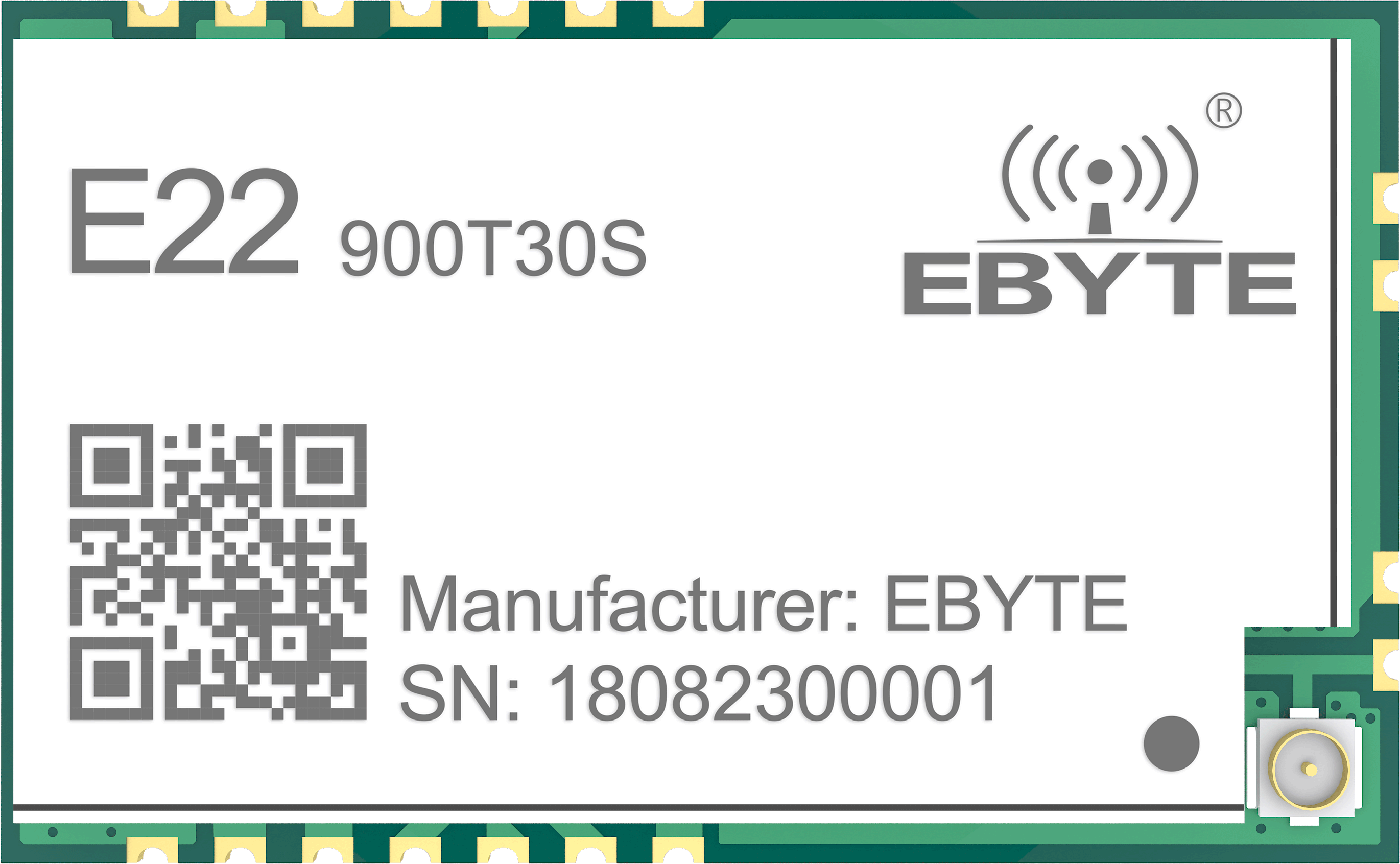 LoRa 868MHz 915MHz SX1262 SX1268 30dBm SMD UART Wireless Transmitter and Receiver Long Range RF Module IoT image 1