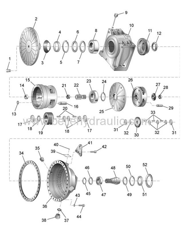 Hydraulic/Travel Motor / Gear Box image 2