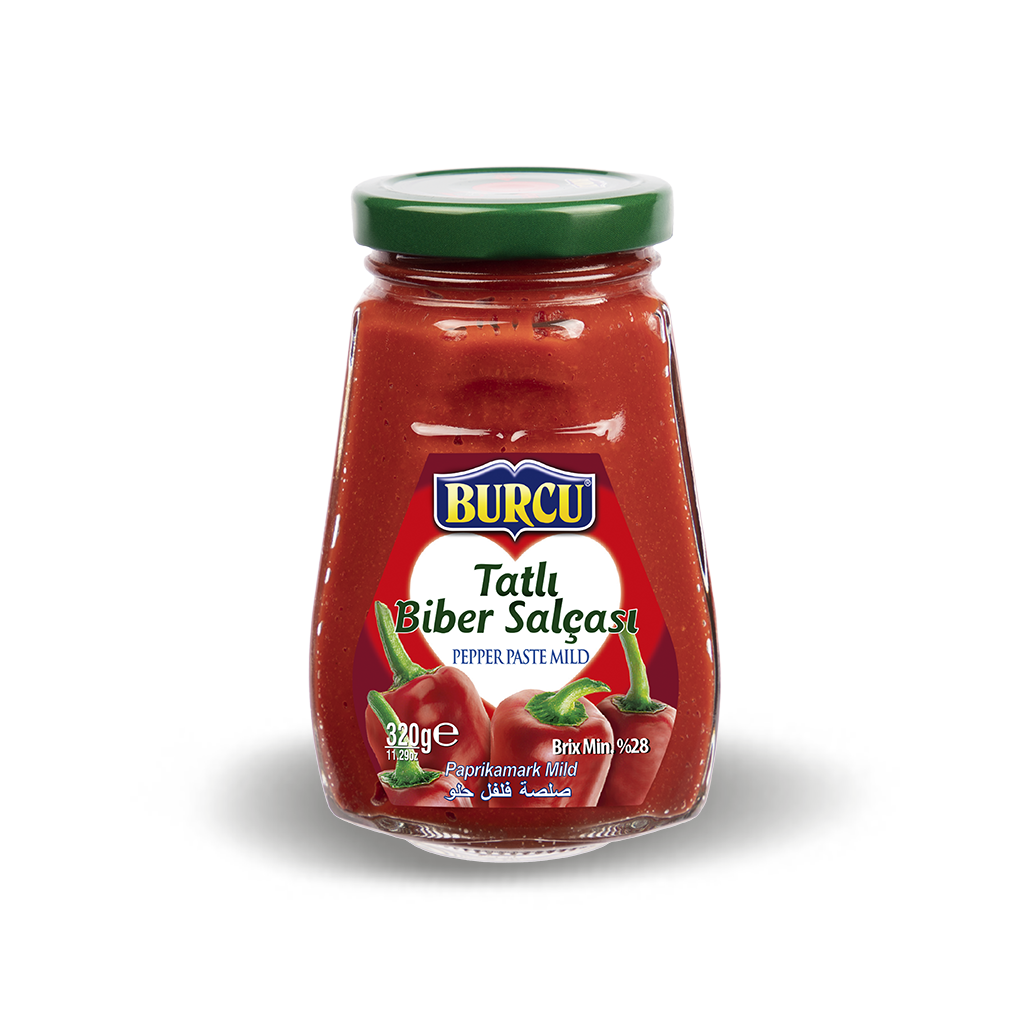 Burcu Pepper Paste Mild 320gr (27 Brix)