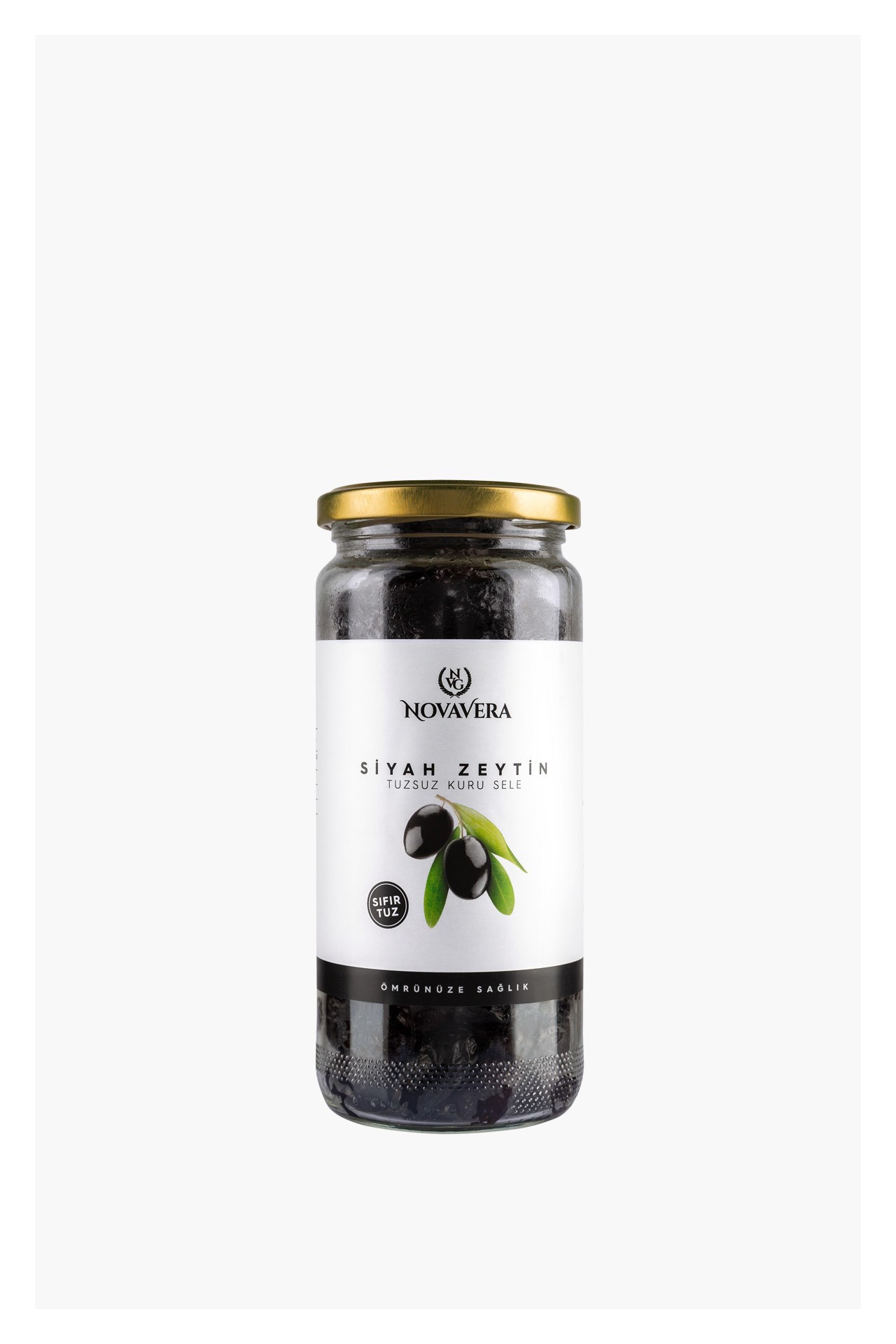 Unsalted Dried Black Olive 500 ml