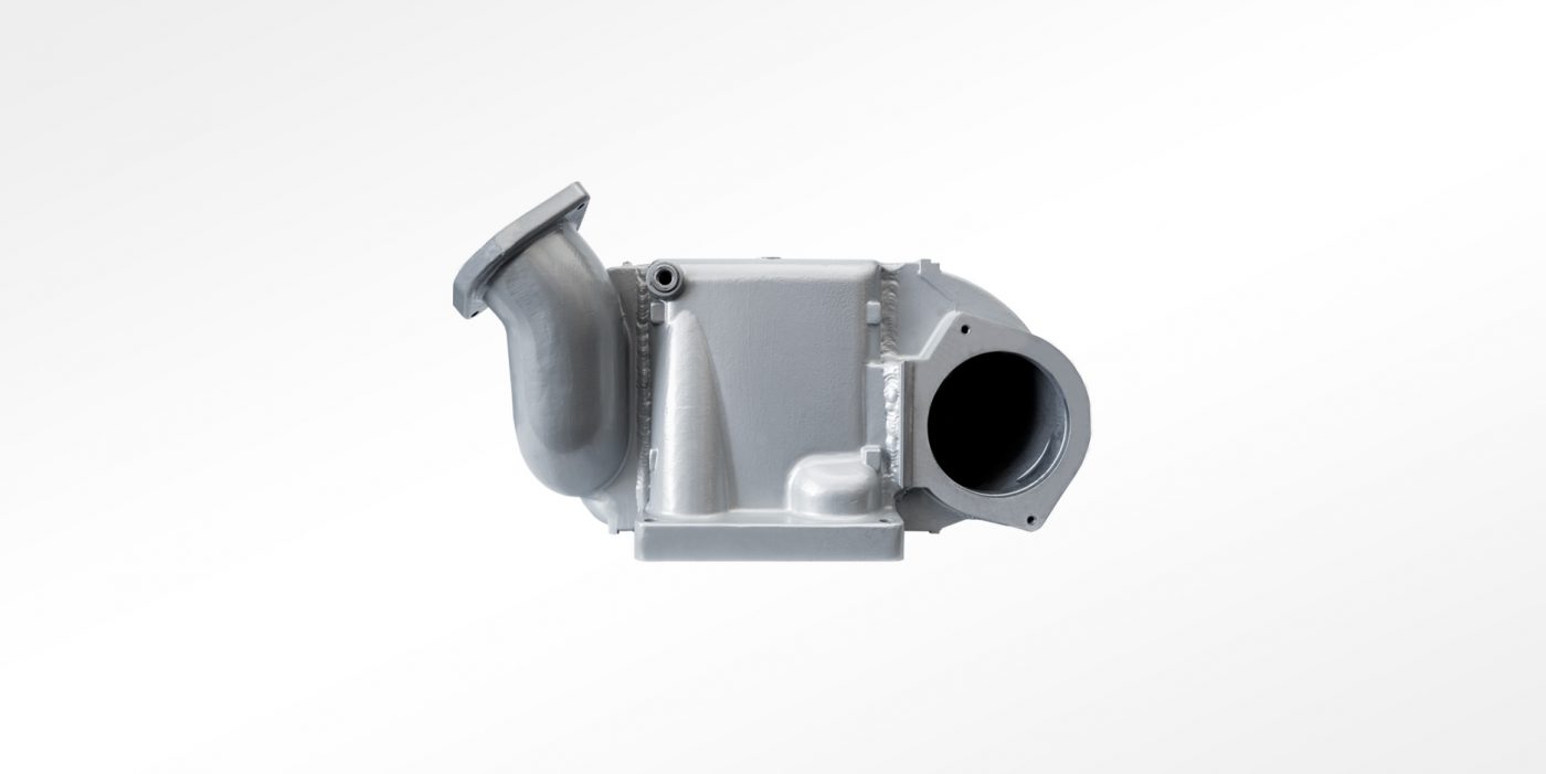 MTU 16V4000 M 90 A Bank Charge Air Cooler / Intercooler image 1